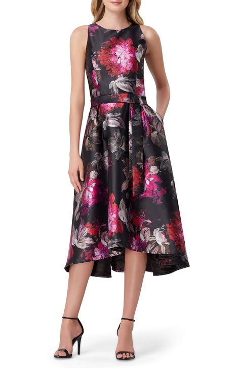 tahari floral dress